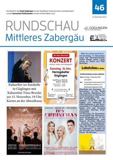 Amtsblatt 2024 KW 46 vom 15.11.2024