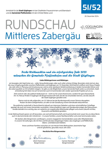 Amtsblatt 2024 KW 51 vom 20.12.2024