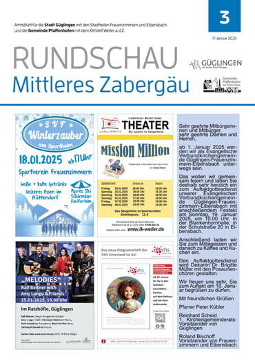 Amtsblatt 2025 KW 03 vom 17.01.2025