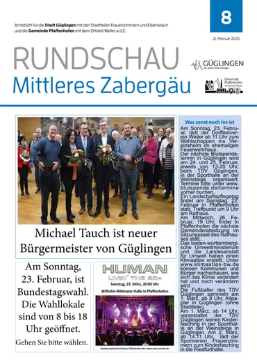 Amtsblatt 2025 KW 08 vom 21.02.2025